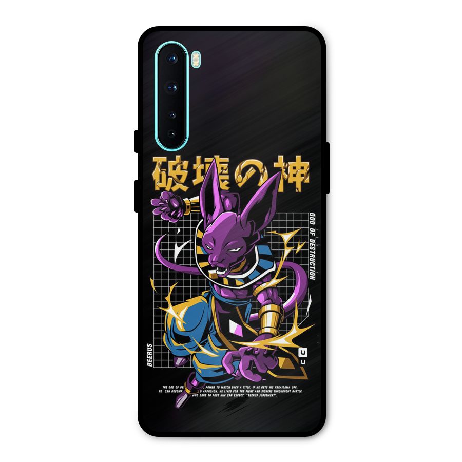 God Of Destruction Metal Back Case for OnePlus Nord
