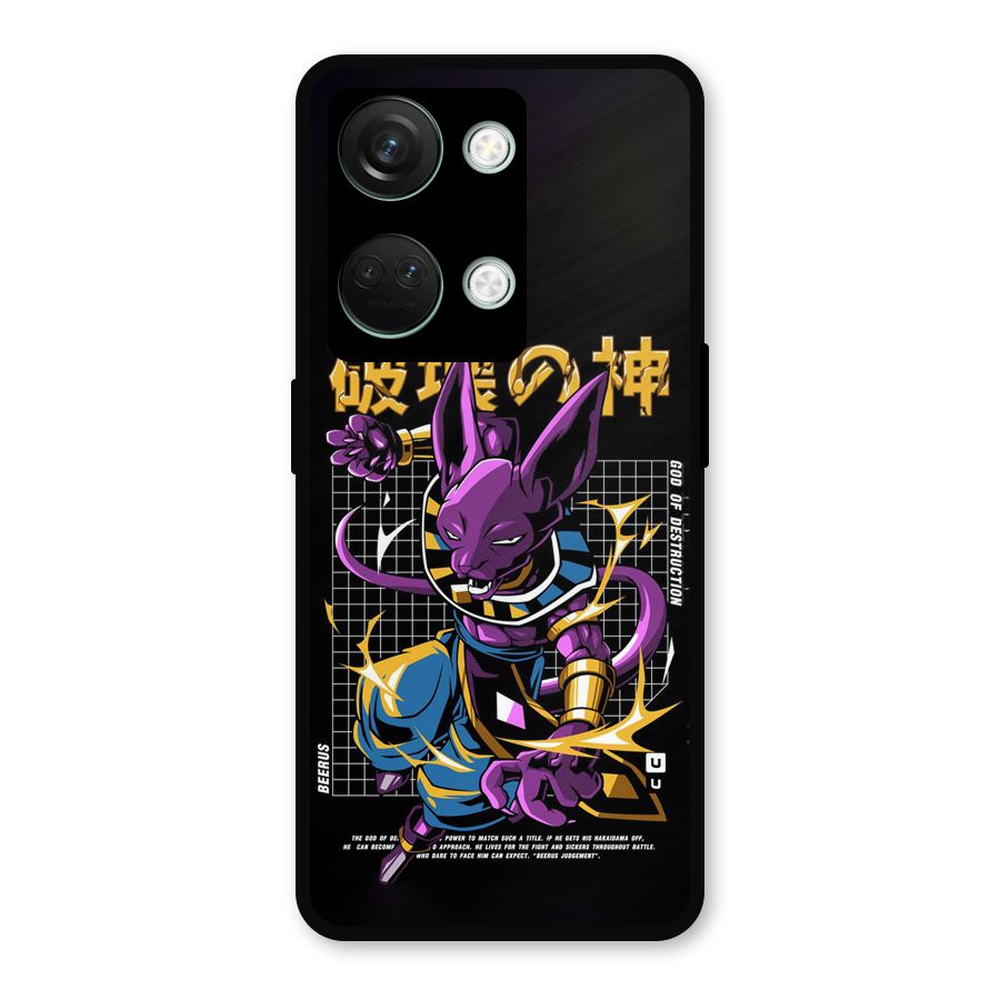 God Of Destruction Metal Back Case for OnePlus Nord 3