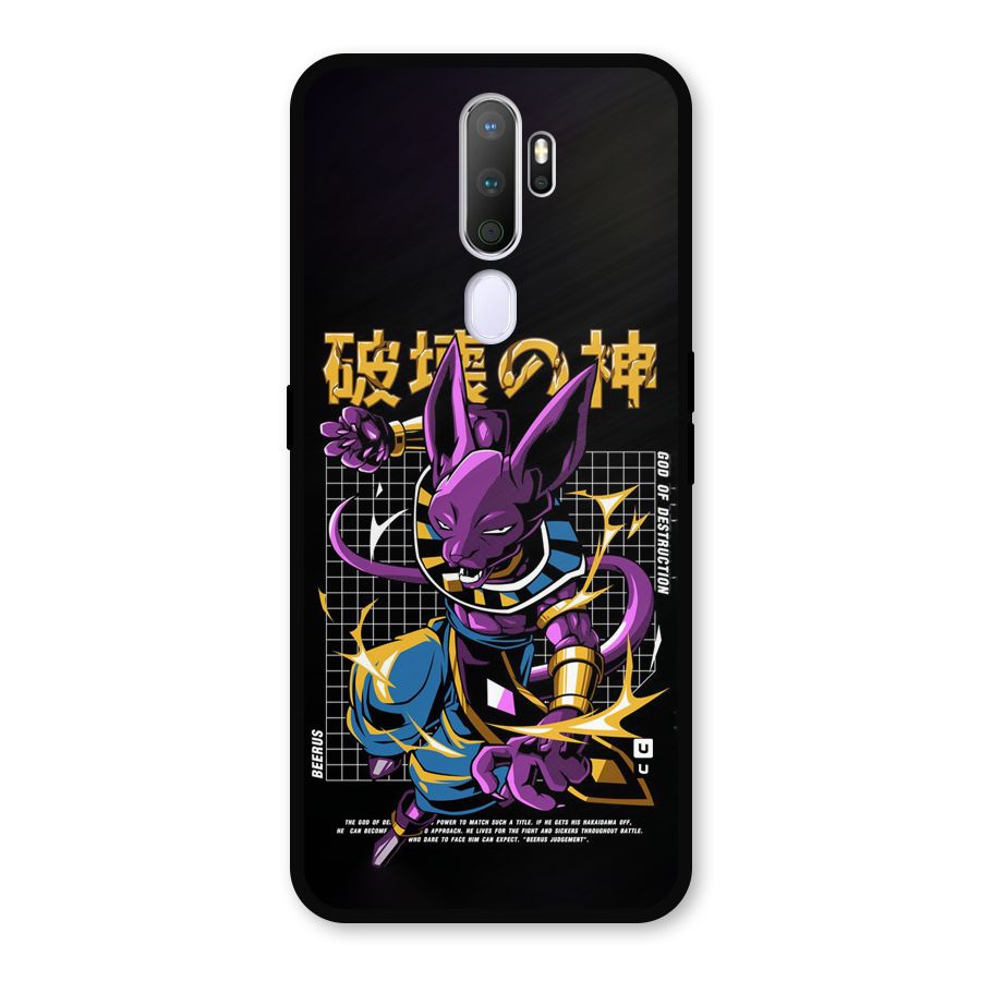 God Of Destruction Metal Back Case for Oppo A9 (2020)