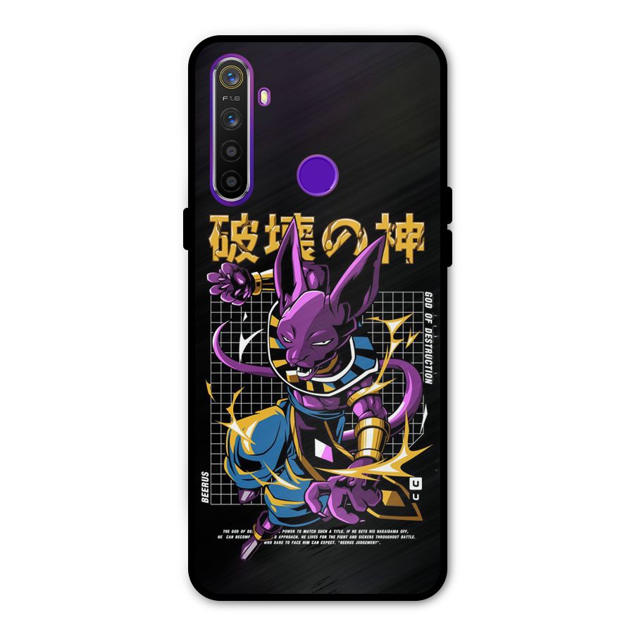 God Of Destruction Metal Back Case for Realme 5