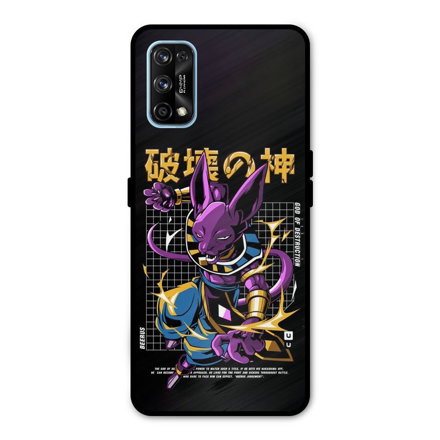 God Of Destruction Metal Back Case for Realme 7 Pro