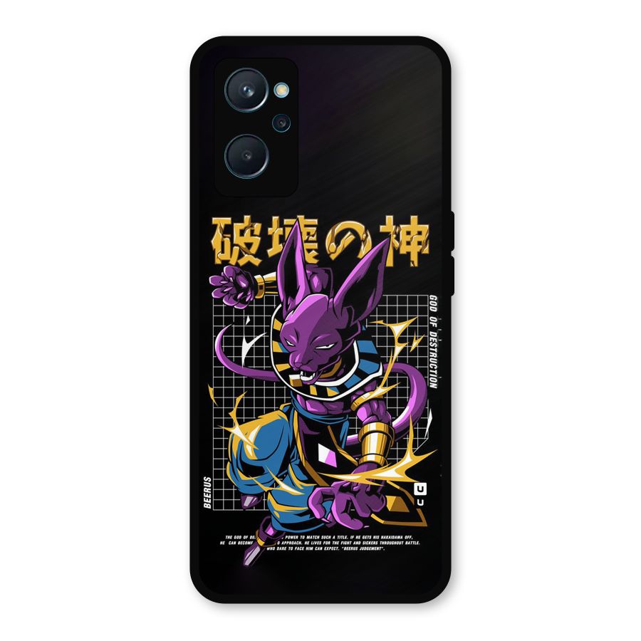 God Of Destruction Metal Back Case for Realme 9i