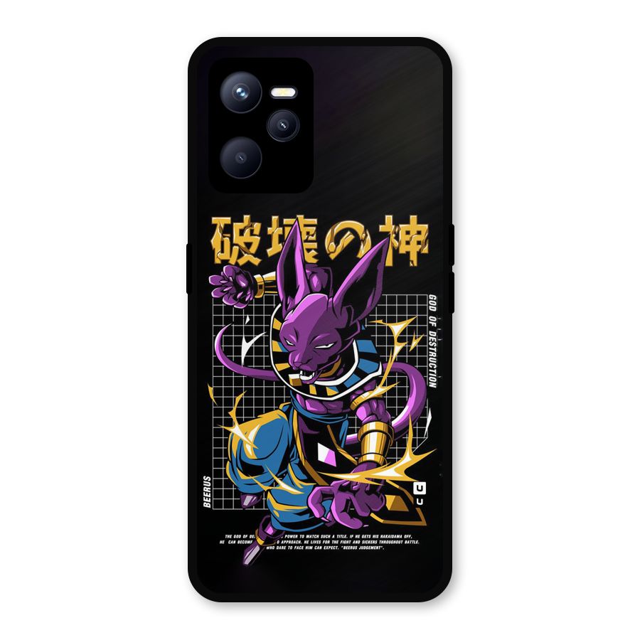 God Of Destruction Metal Back Case for Realme C35