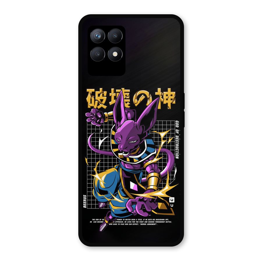 God Of Destruction Metal Back Case for Realme Narzo 50
