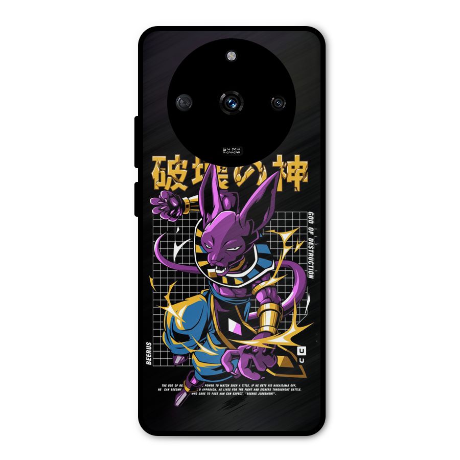 God Of Destruction Metal Back Case for Realme Narzo 60 5G