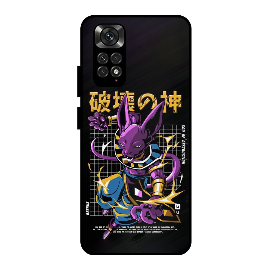 God Of Destruction Metal Back Case for Redmi Note 11 Pro Plus 5G
