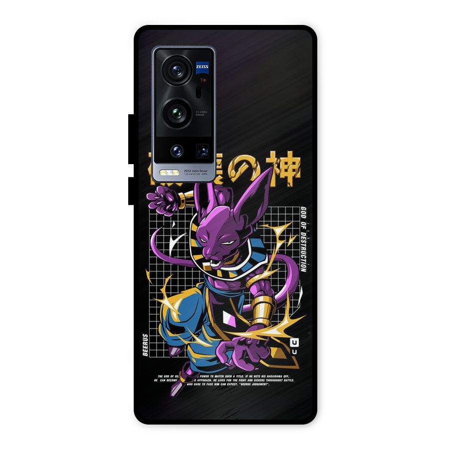 God Of Destruction Metal Back Case for Vivo X60 Pro Plus