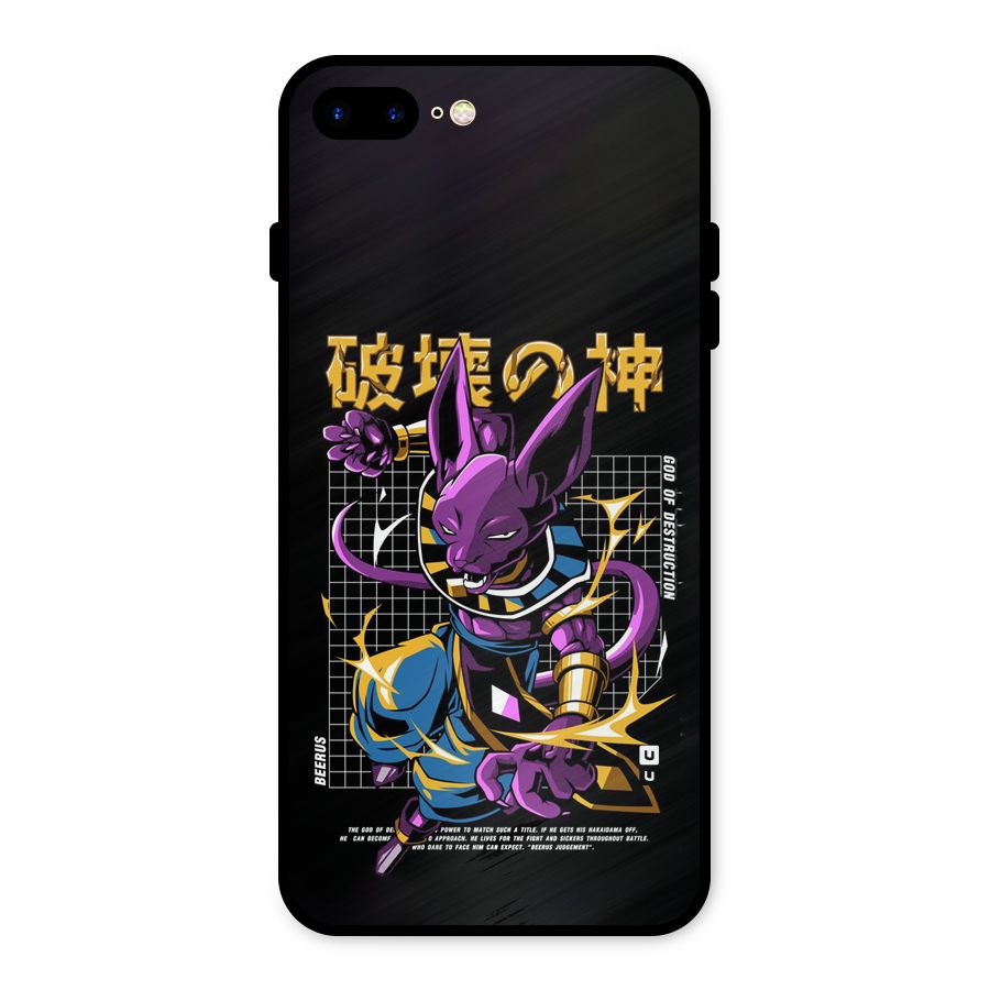 God Of Destruction Metal Back Case for iPhone 8 Plus