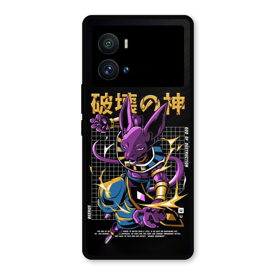 God Of Destruction Metal Back Case for iQOO 9 Pro