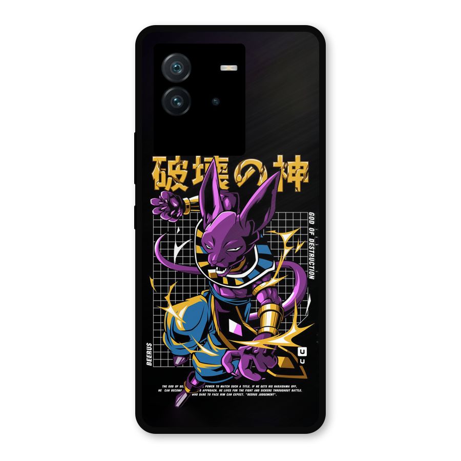God Of Destruction Metal Back Case for iQOO Neo 6 5G