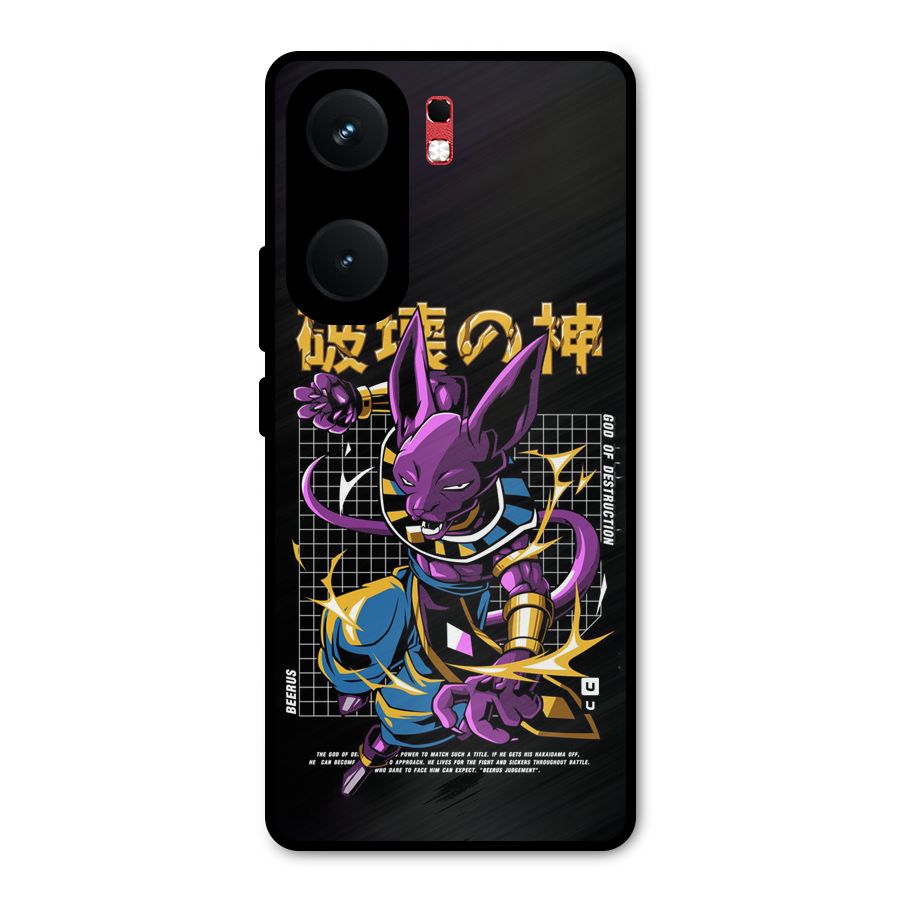 God Of Destruction Metal Back Case for iQOO Neo 9 Pro