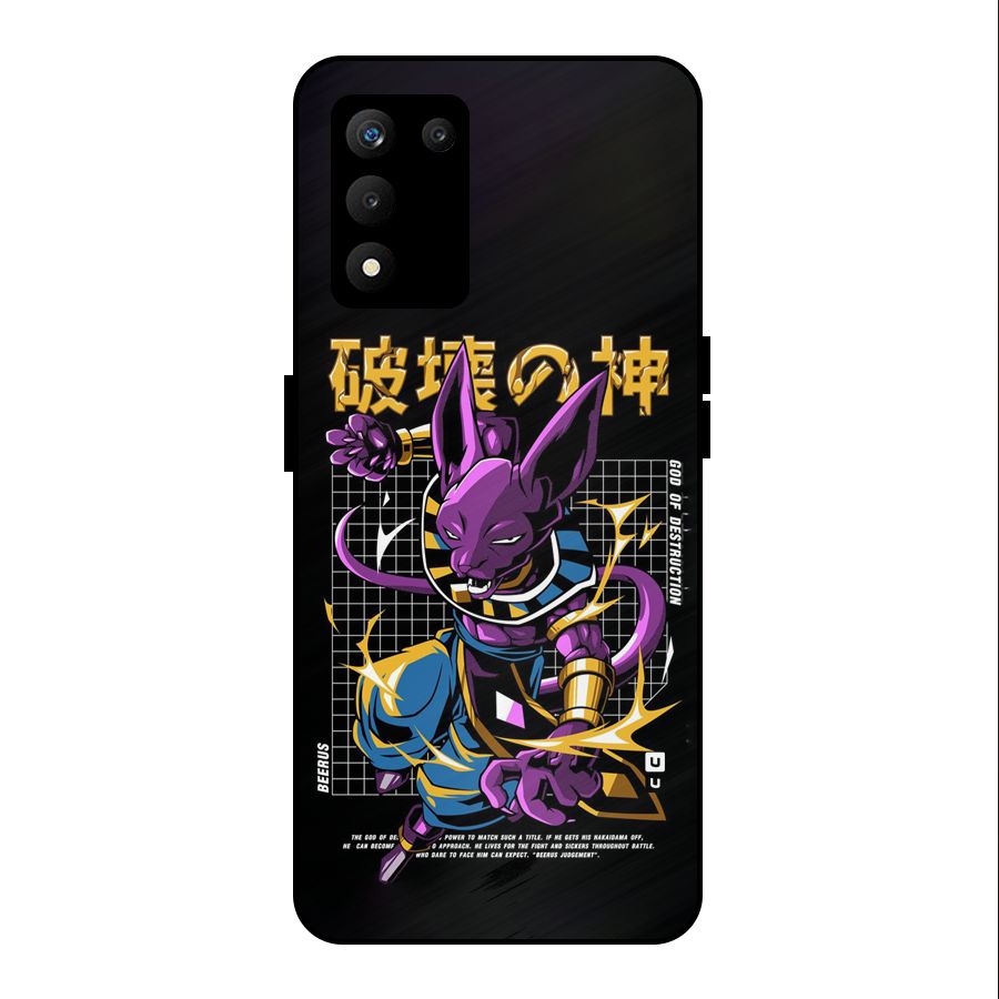 God Of Destruction Metal Back Case for realme 9 5G SE
