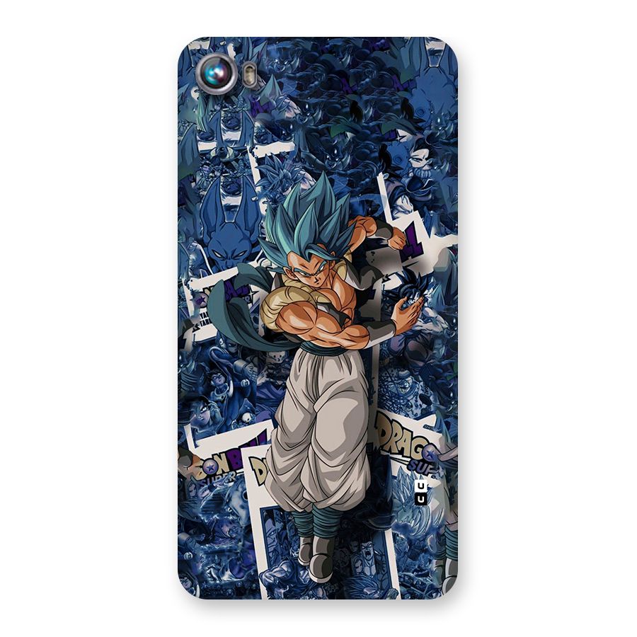 Gogeta Stance Back Case for Canvas Fire 4 (A107)