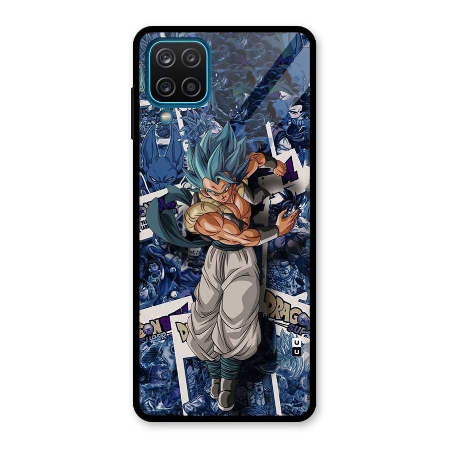 Gogeta Stance Glass Back Case for Galaxy A12