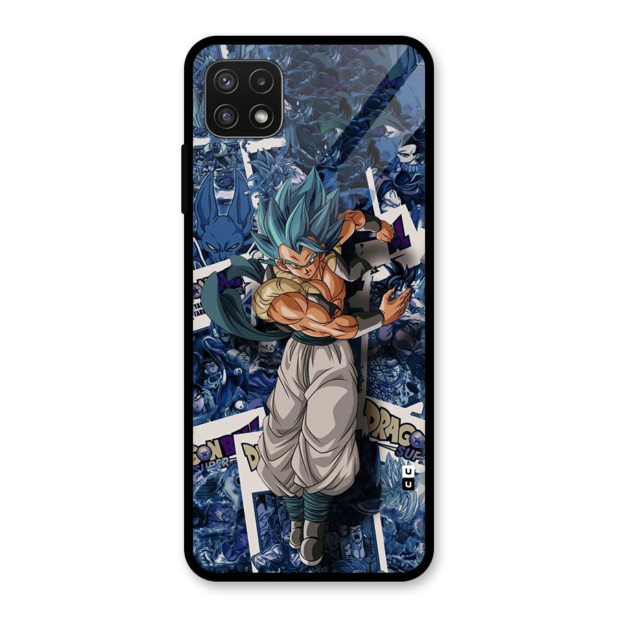 Gogeta Stance Glass Back Case for Galaxy A22 5G