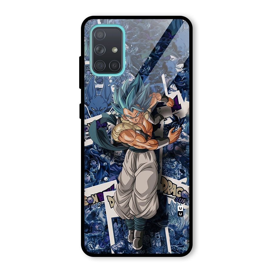 Gogeta Stance Glass Back Case for Galaxy A71