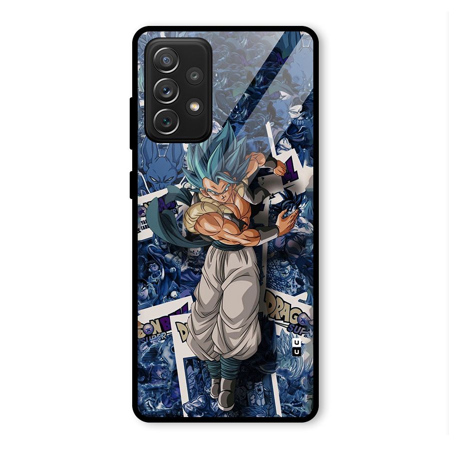 Gogeta Stance Glass Back Case for Galaxy A72