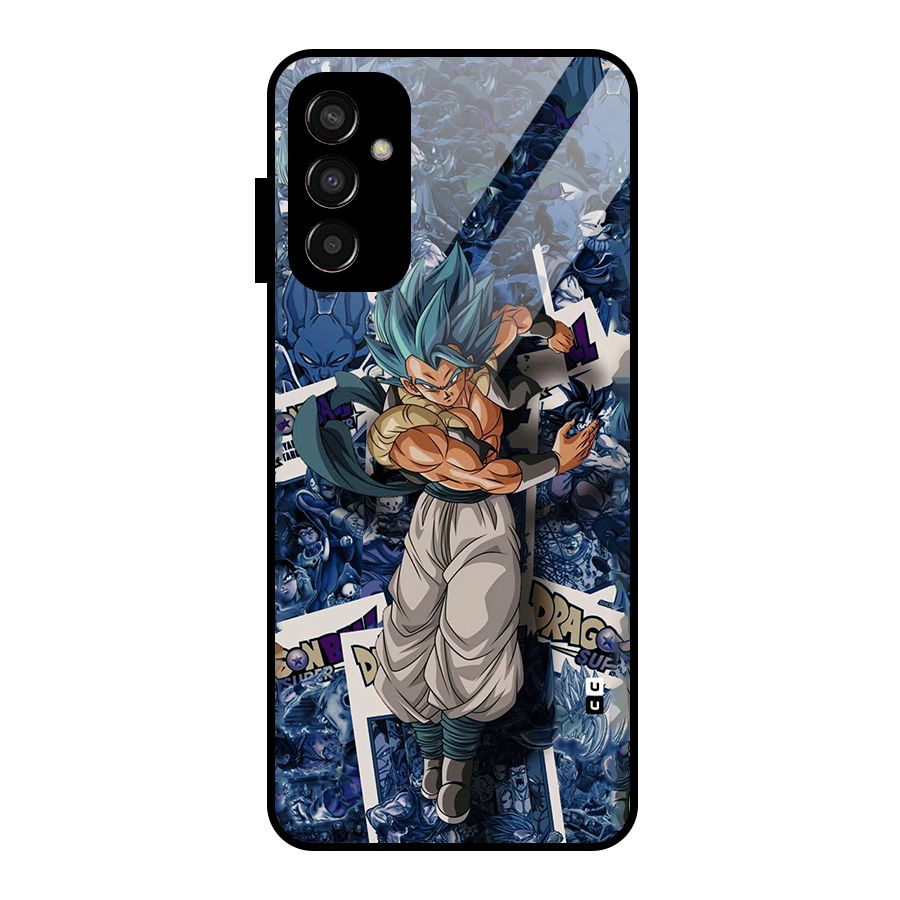 Gogeta Stance Glass Back Case for Galaxy F13