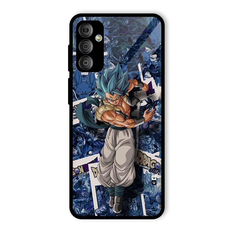 Gogeta Stance Glass Back Case for Galaxy F23