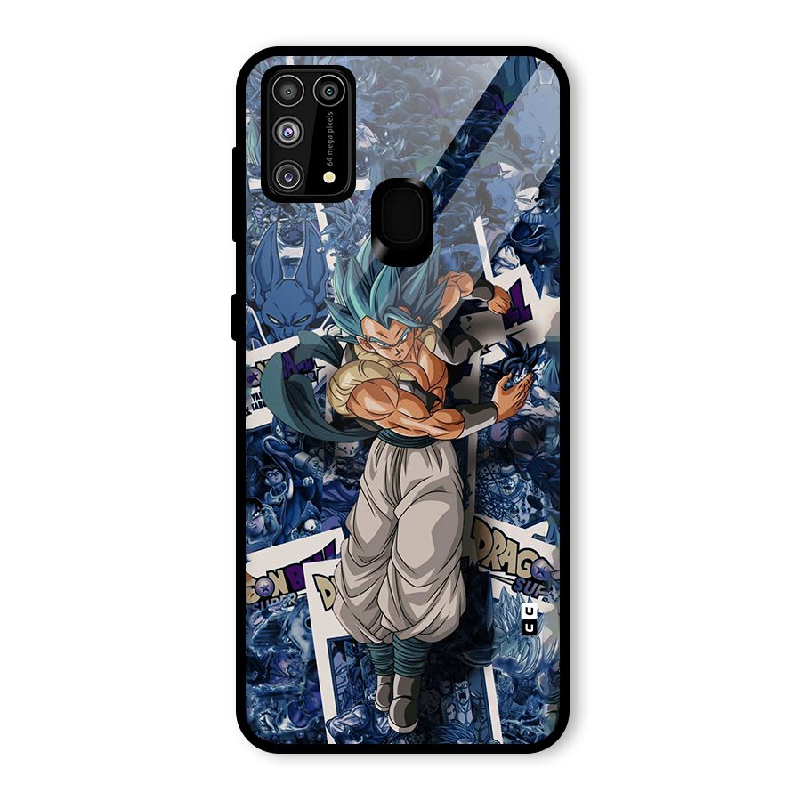 Gogeta Stance Glass Back Case for Galaxy F41