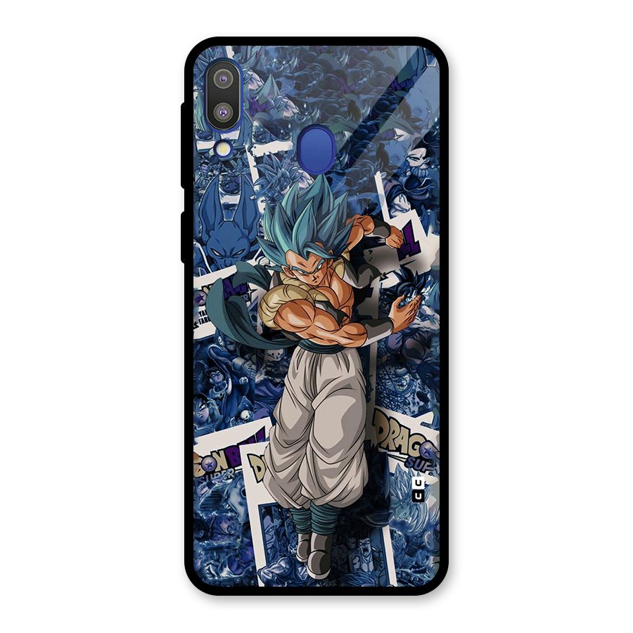 Gogeta Stance Glass Back Case for Galaxy M20