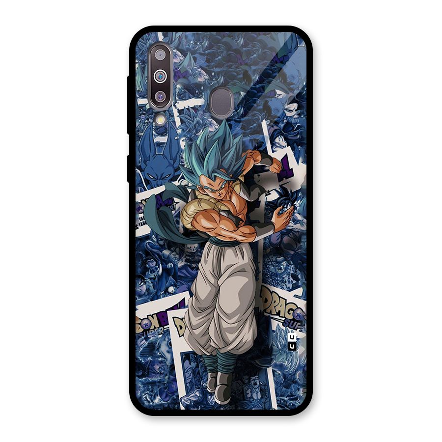 Gogeta Stance Glass Back Case for Galaxy M30