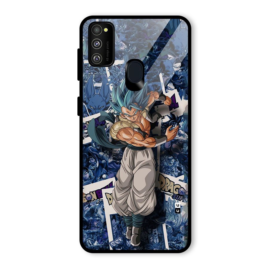 Gogeta Stance Glass Back Case for Galaxy M30s