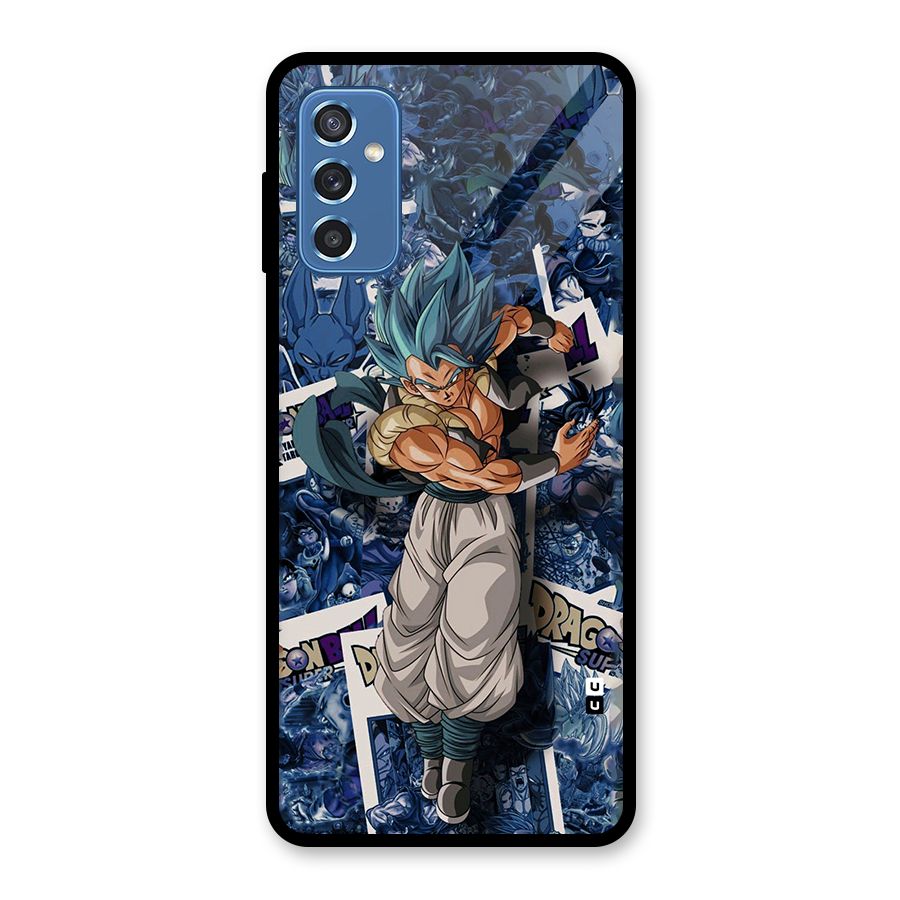 Gogeta Stance Glass Back Case for Galaxy M52 5G