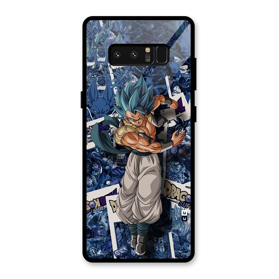 Gogeta Stance Glass Back Case for Galaxy Note 8