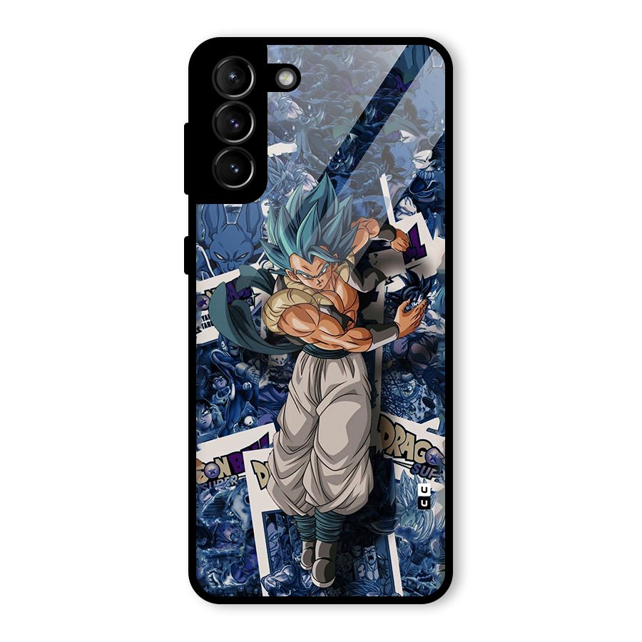 Gogeta Stance Glass Back Case for Galaxy S21 Plus