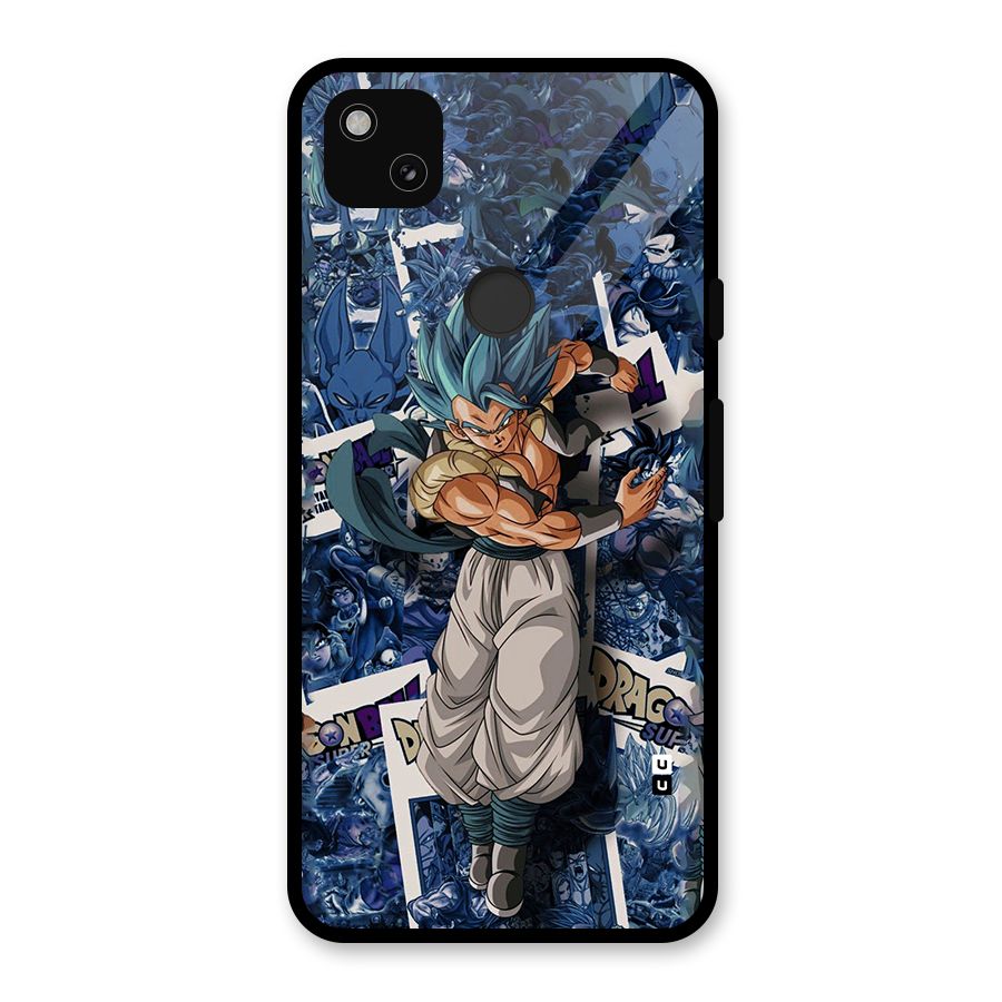 Gogeta Stance Glass Back Case for Google Pixel 4a