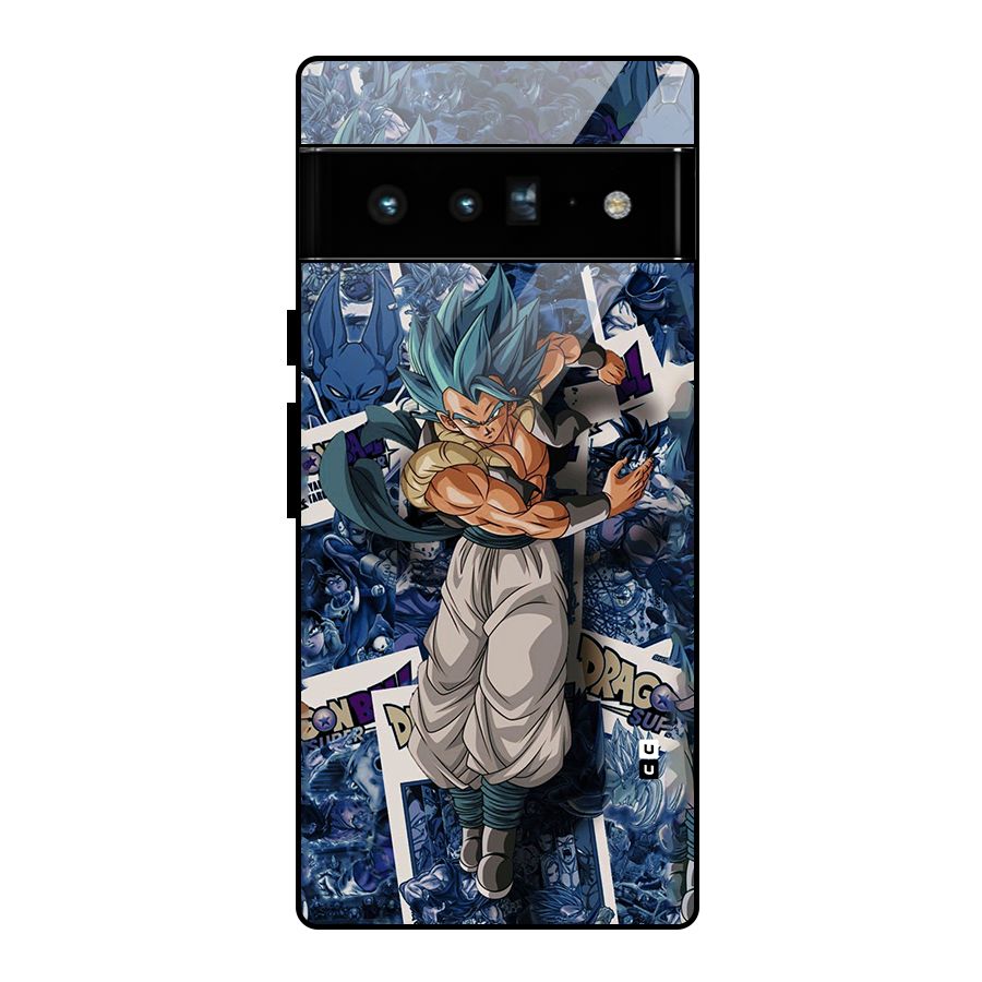 Gogeta Stance Glass Back Case for Google Pixel 6 Pro
