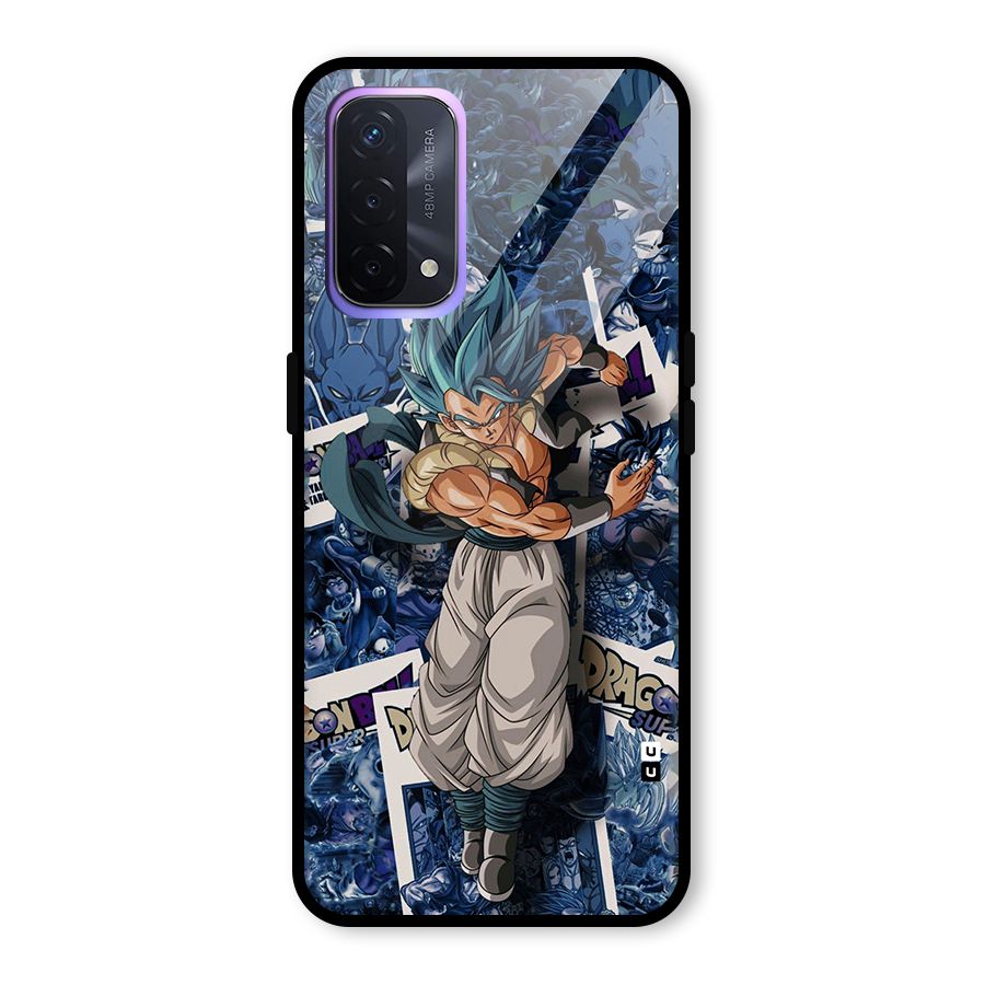 Gogeta Stance Glass Back Case for Oppo A74 5G