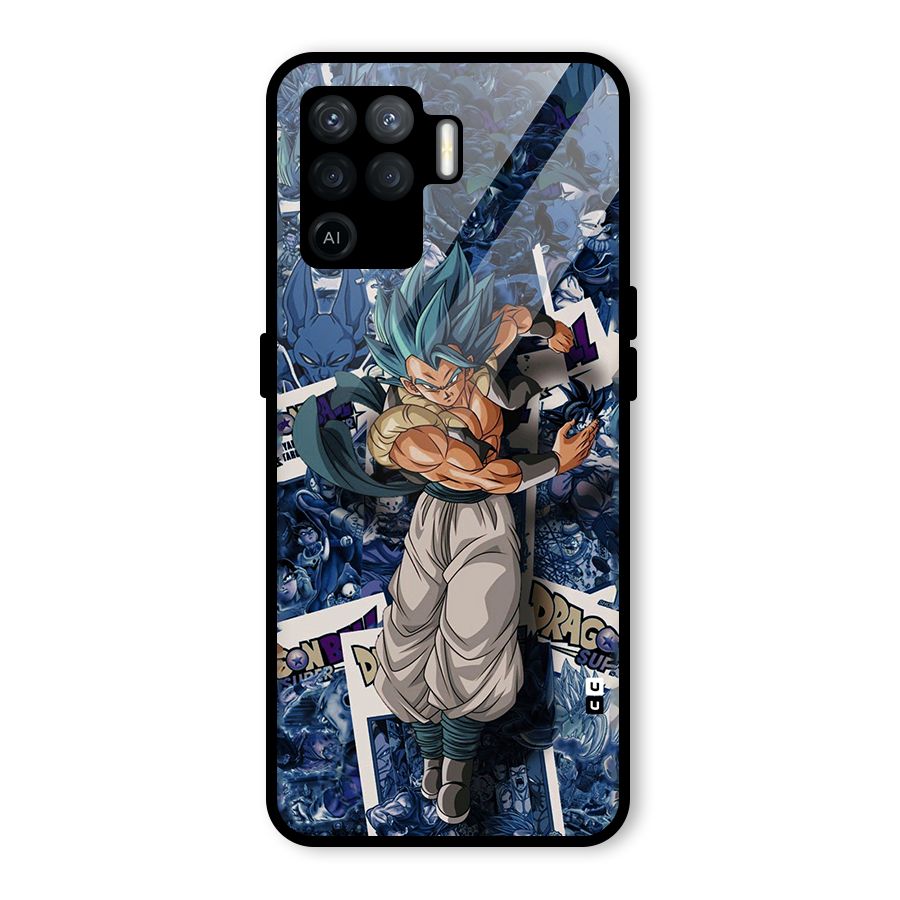 Gogeta Stance Glass Back Case for Oppo F19 Pro