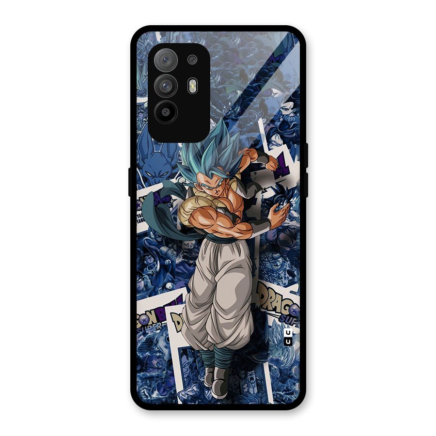 Gogeta Stance Glass Back Case for Oppo F19 Pro Plus 5G