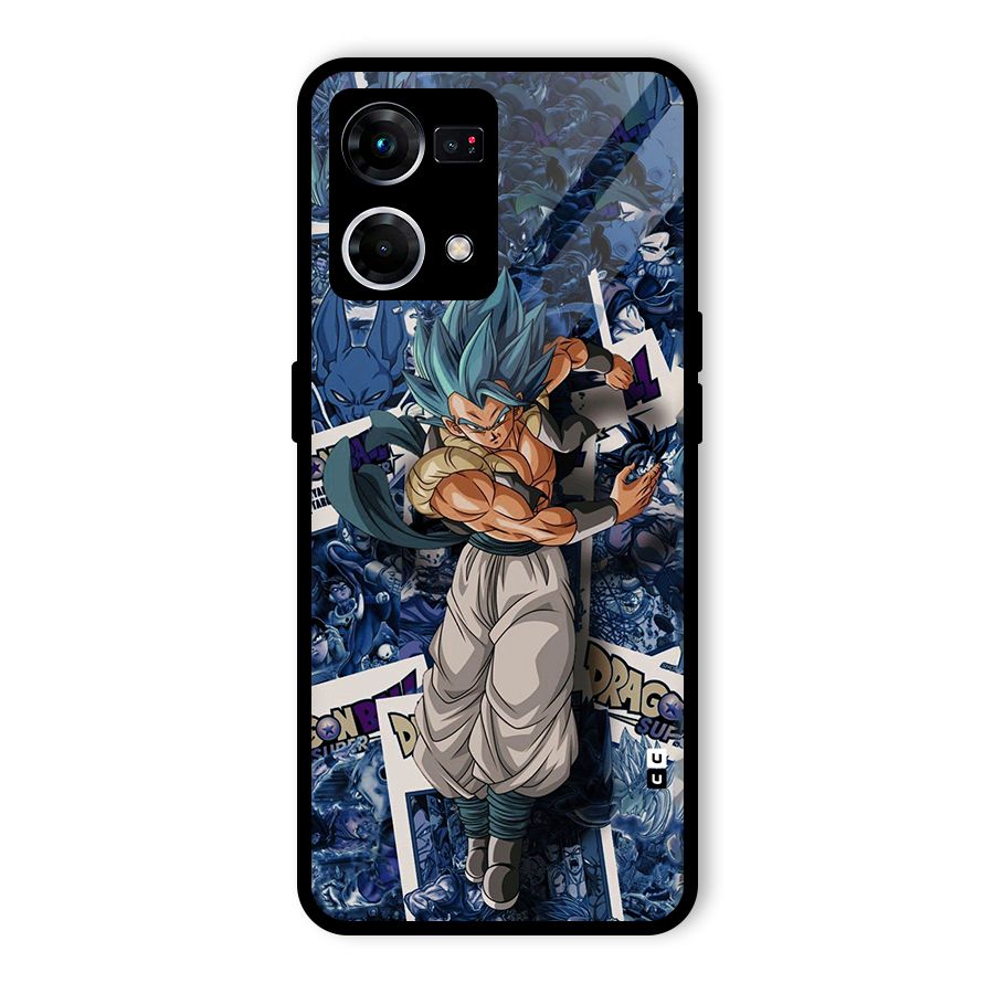 Gogeta Stance Glass Back Case for Oppo F21 Pro 4G