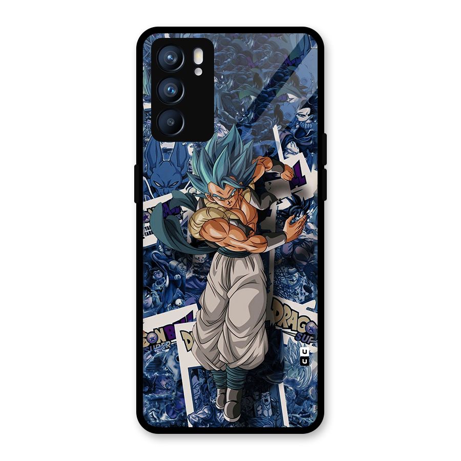 Gogeta Stance Glass Back Case for Oppo Reno6 5G