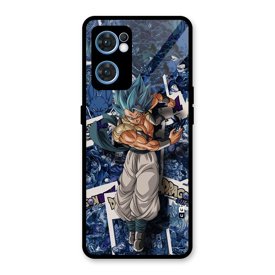 Gogeta Stance Glass Back Case for Oppo Reno7 5G