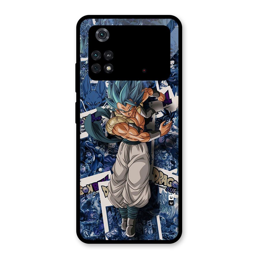 Gogeta Stance Glass Back Case for Poco M4 Pro 4G