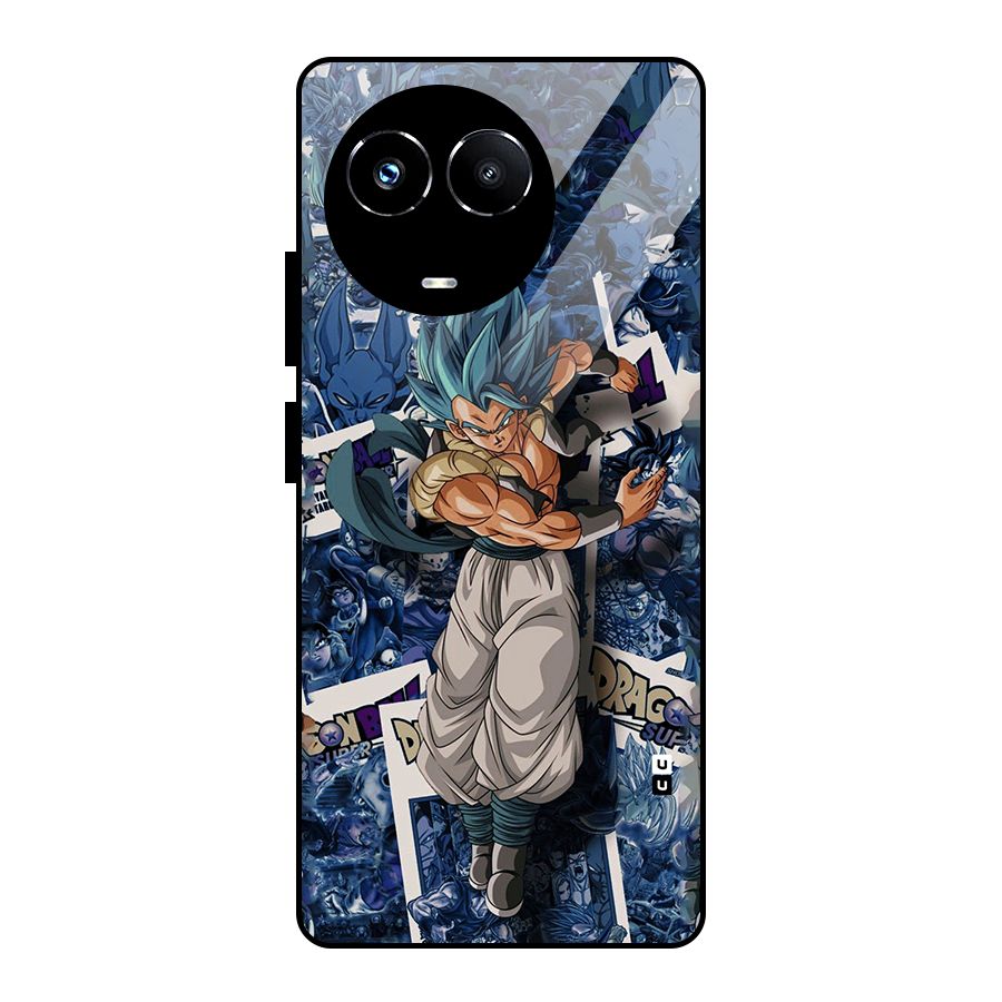 Gogeta Stance Glass Back Case for Realme 11X