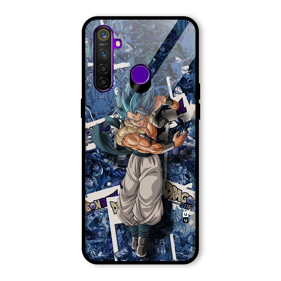 Gogeta Stance Glass Back Case for Realme 5 Pro