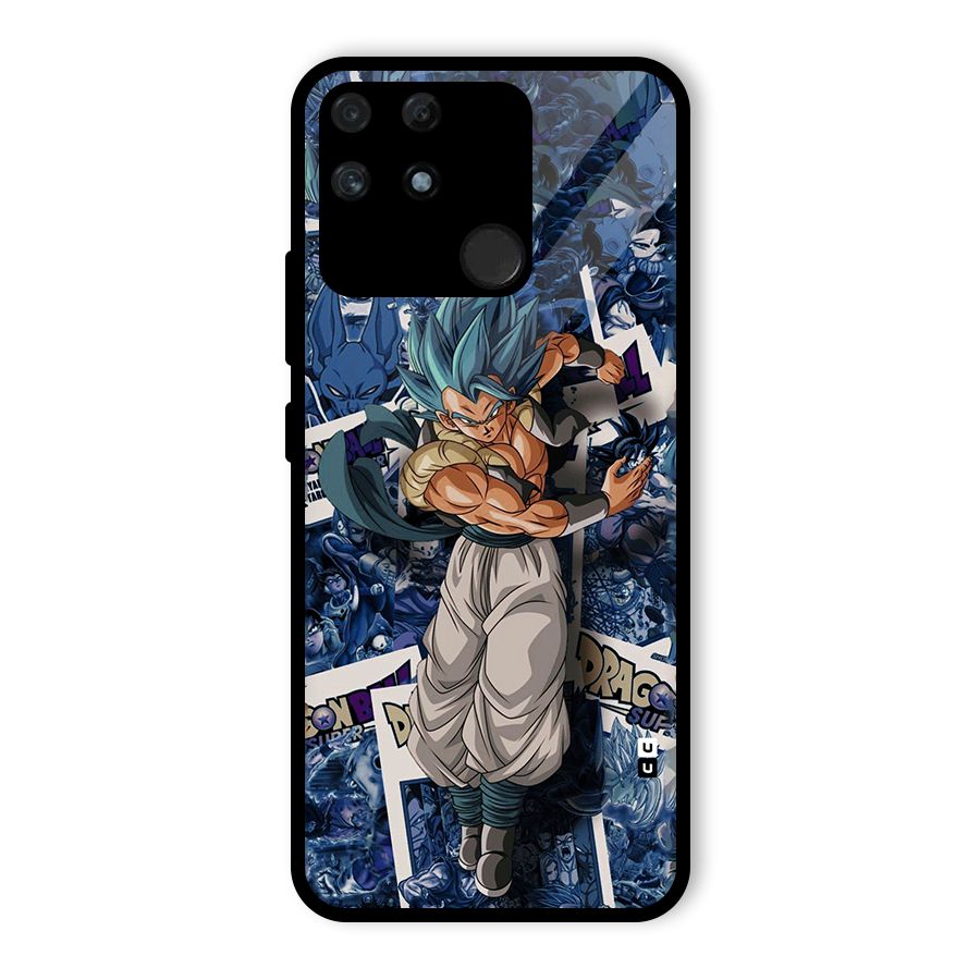 Gogeta Stance Glass Back Case for Realme Narzo 50A