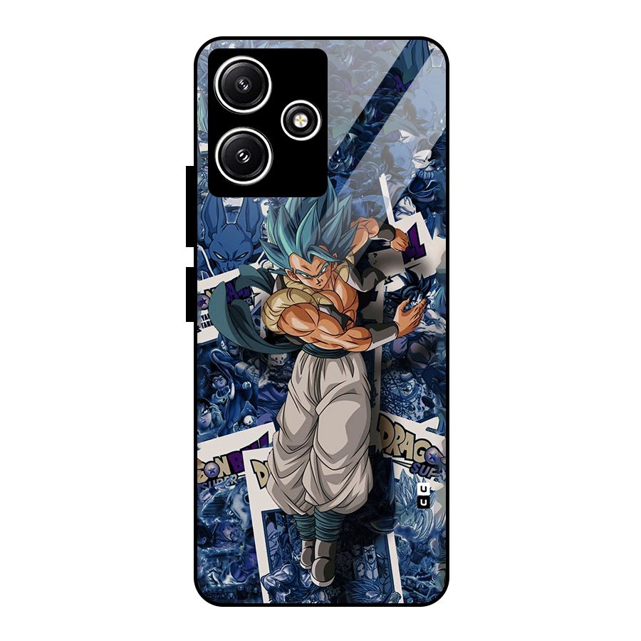 Gogeta Stance Glass Back Case for Redmi 12 5G