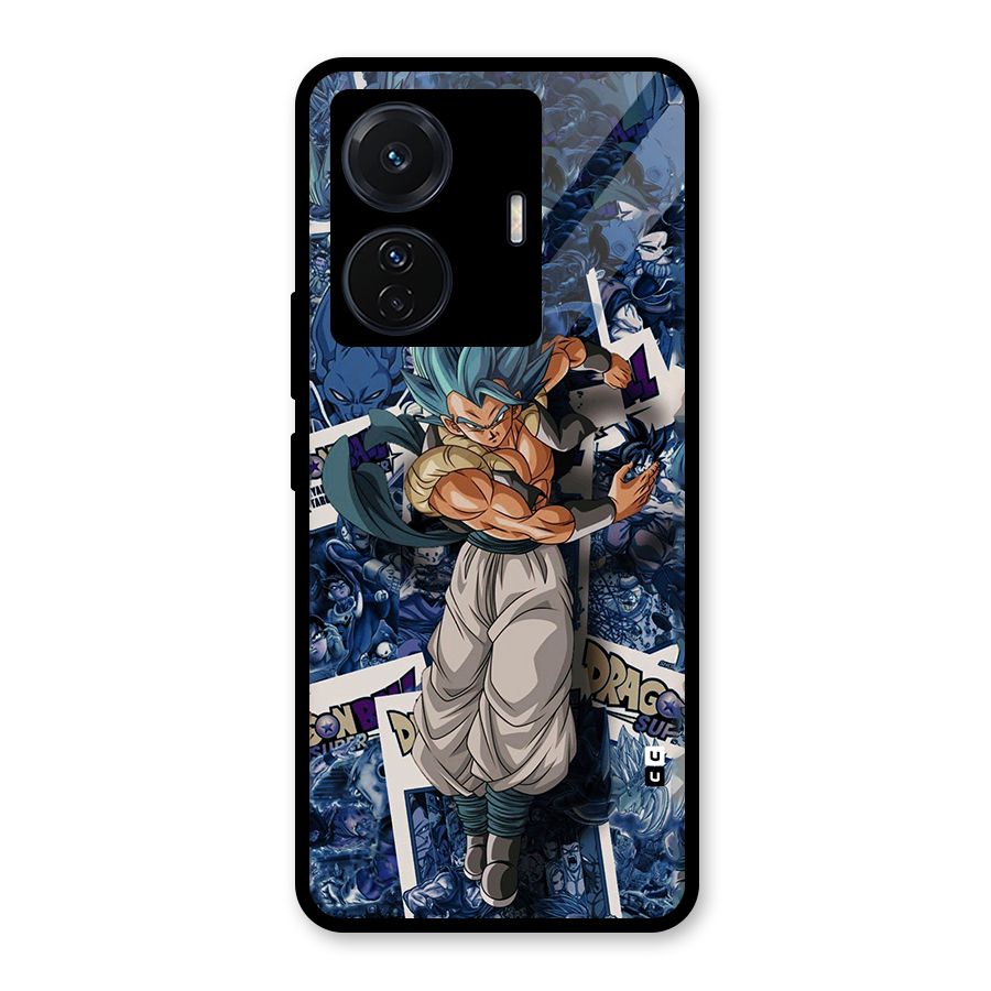 Gogeta Stance Glass Back Case for Vivo T1 Pro