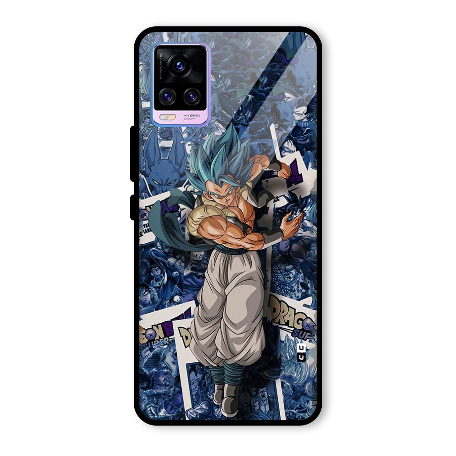 Gogeta Stance Glass Back Case for Vivo V20 Pro