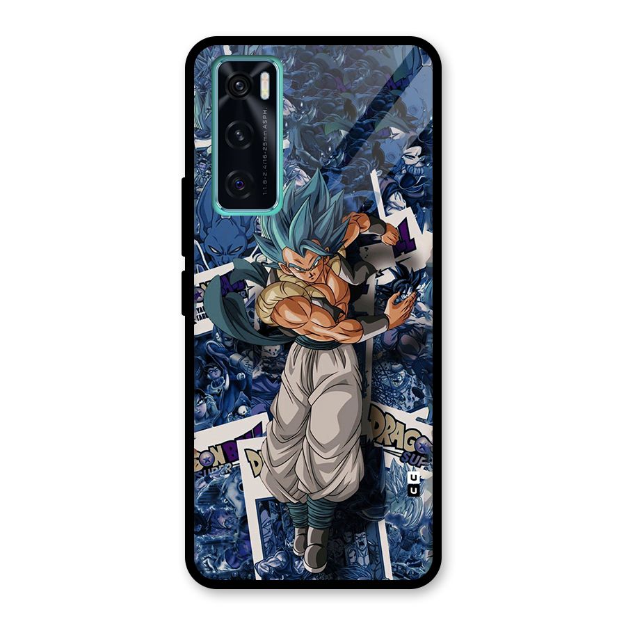 Gogeta Stance Glass Back Case for Vivo V20 SE