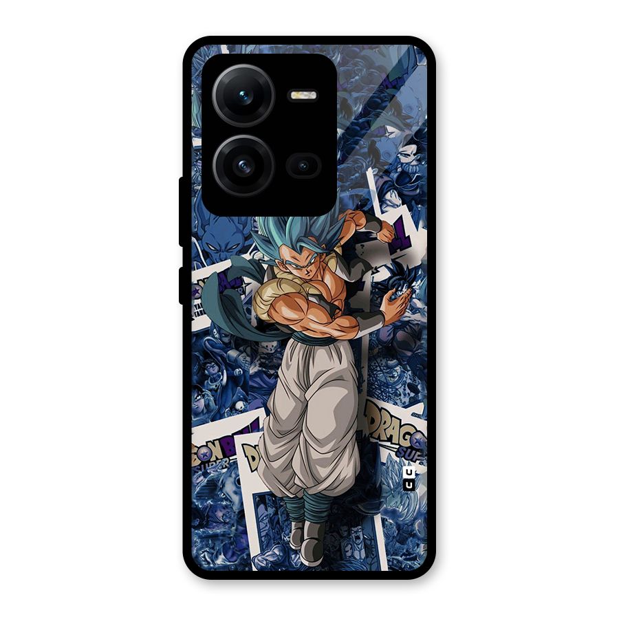 Gogeta Stance Glass Back Case for Vivo V25
