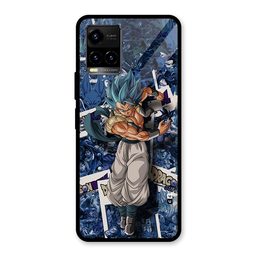 Gogeta Stance Glass Back Case for Vivo Y21A