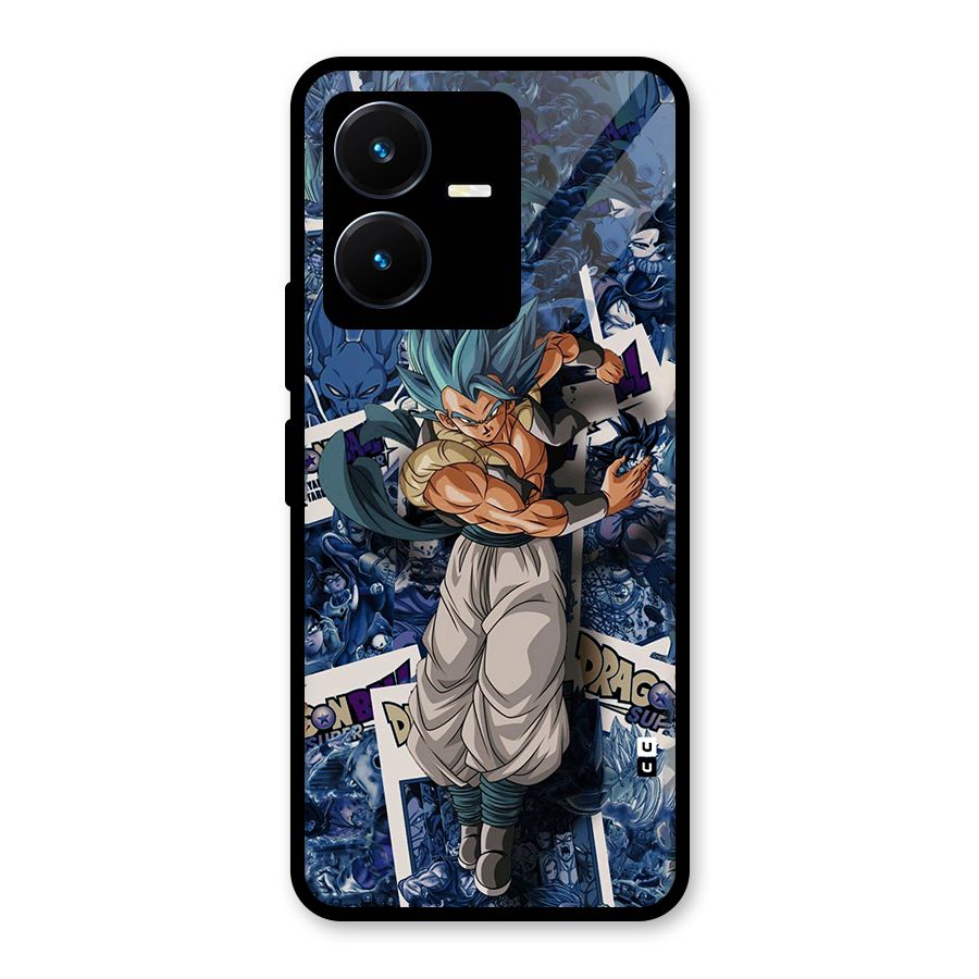 Gogeta Stance Glass Back Case for Vivo Y22