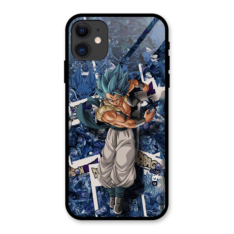 Gogeta Stance Glass Back Case for iPhone 11